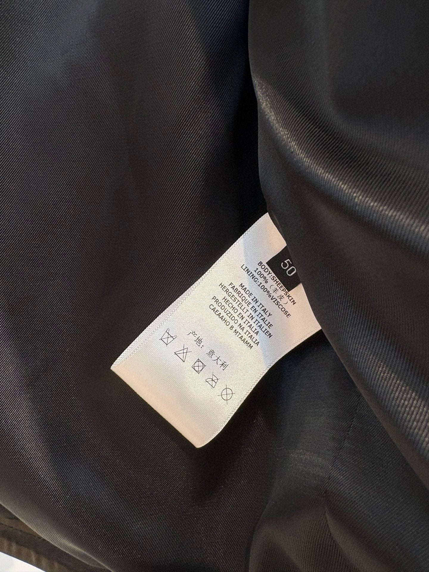 Falection FW26 bv Intrecciato leather blouson jacket