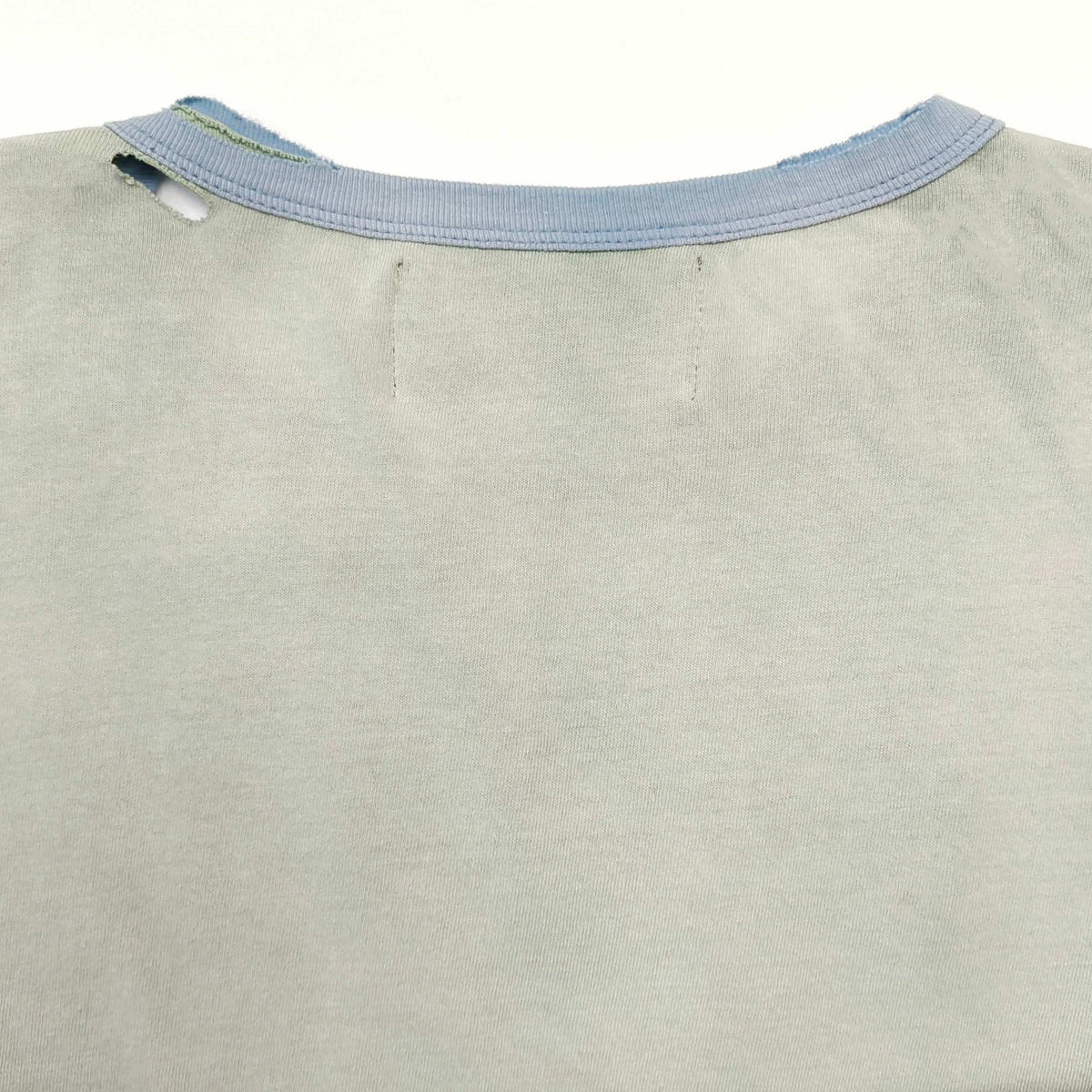 falection 26fw paly MSTR ME TONAL LS TEE Vintage textured jersey fabric Heavy vintage wash process sun faded detailing