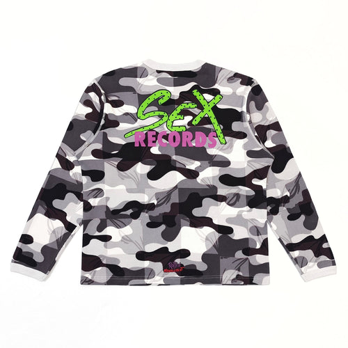 falection 26fw anti promo mattyboy Sex Records Thermal Long Sleeve T-Shirt Snow Camouflage