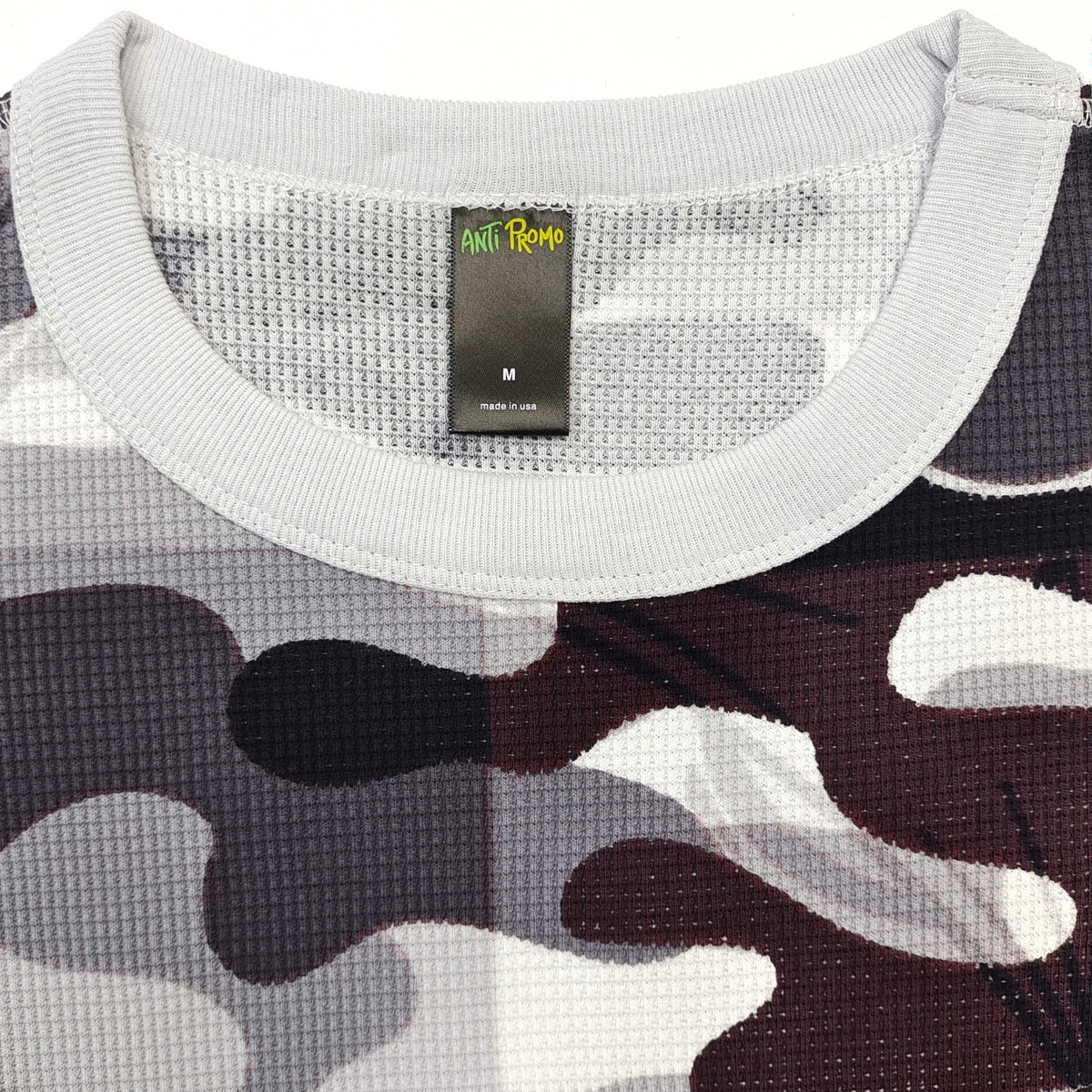 falection 26fw anti promo mattyboy Sex Records Thermal Long Sleeve T-Shirt Snow Camouflage
