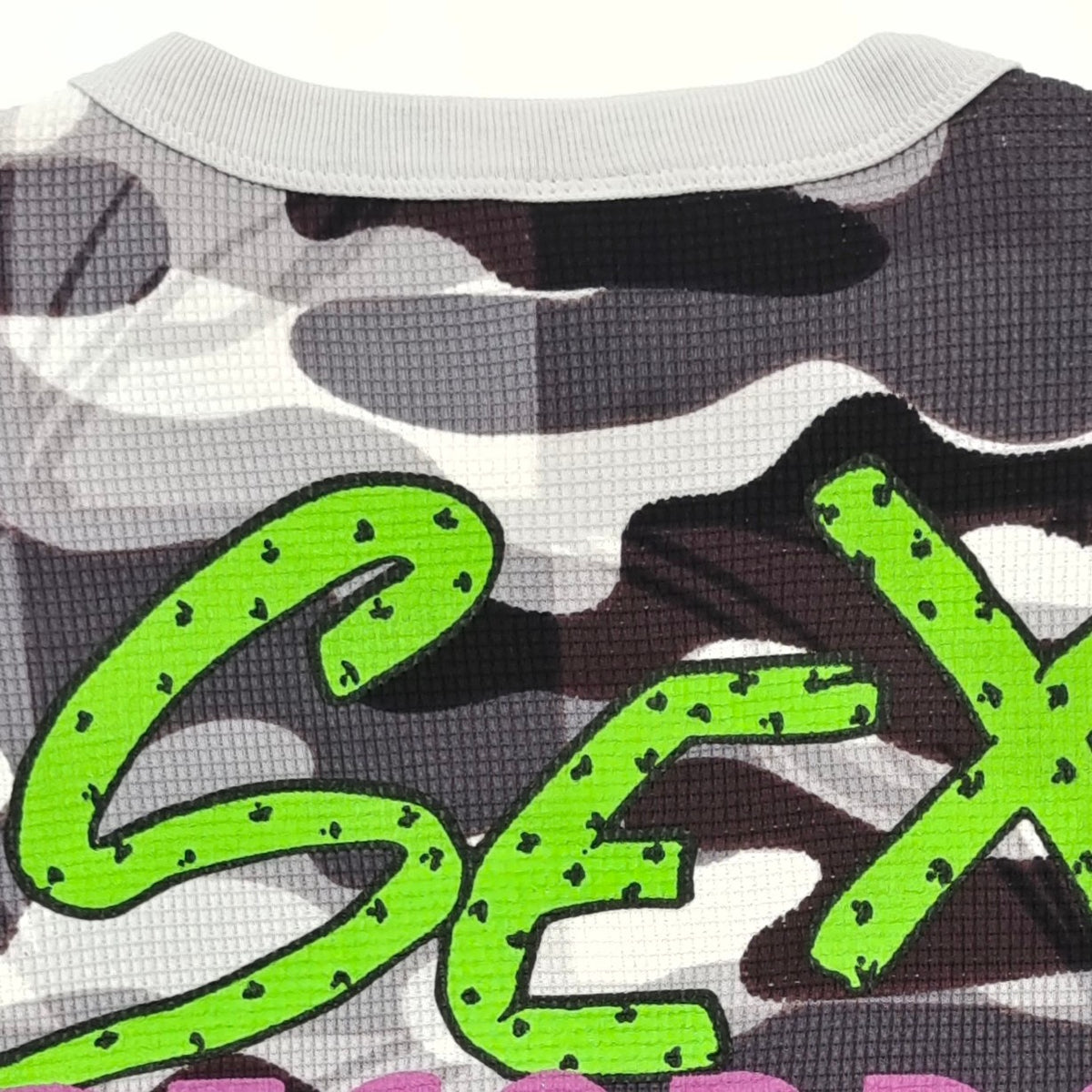 falection 26fw anti promo mattyboy Sex Records Thermal Long Sleeve T-Shirt Snow Camouflage
