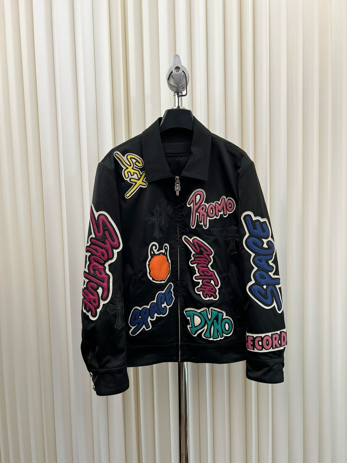 Falction Matty Boy Sex Records Patch Work Jacket