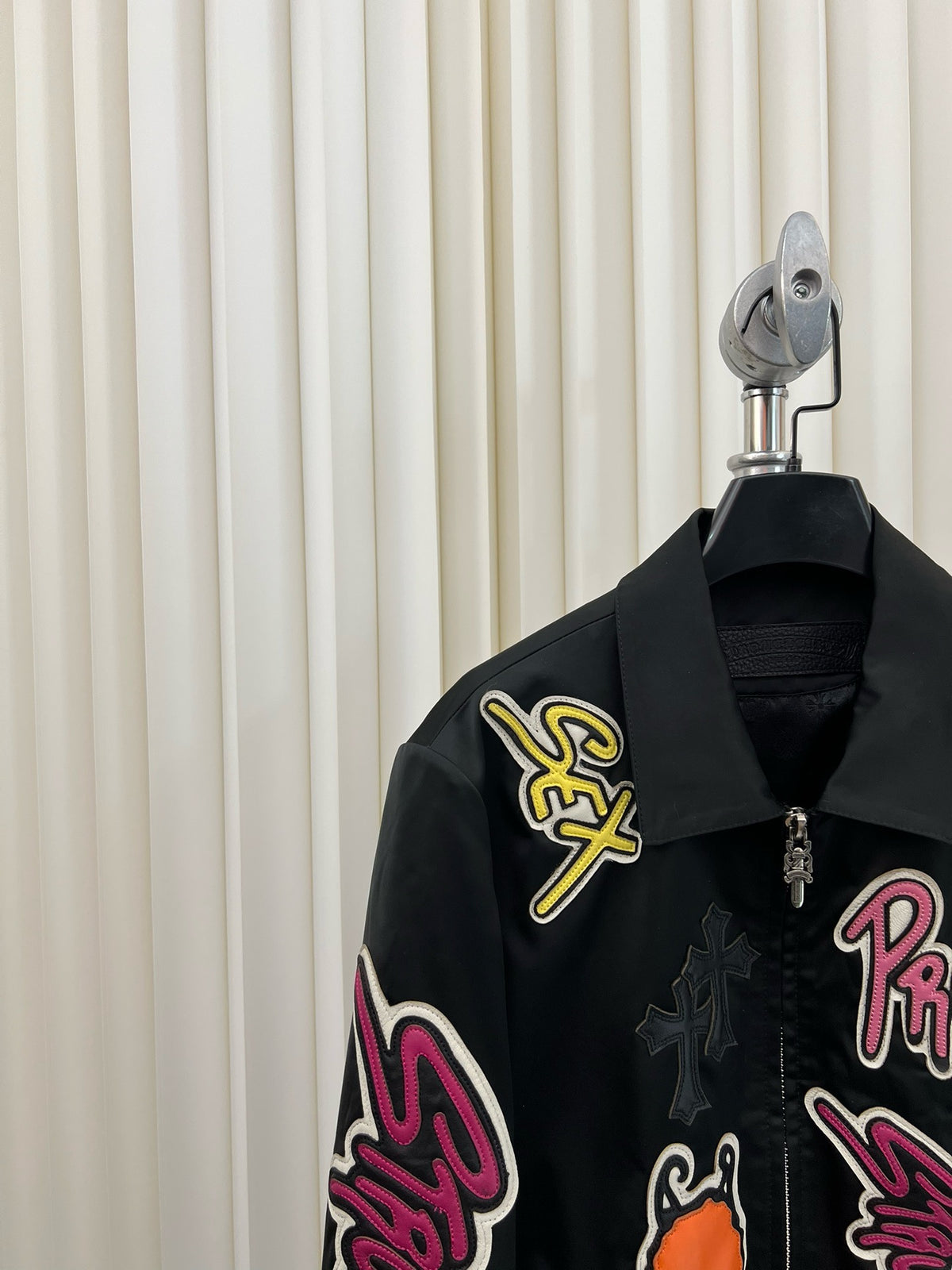 Falction Matty Boy Sex Records Patch Work Jacket
