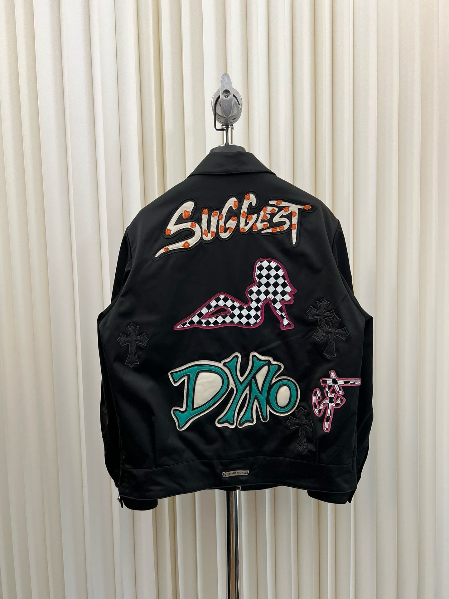 Falction Matty Boy Sex Records Patch Work Jacket