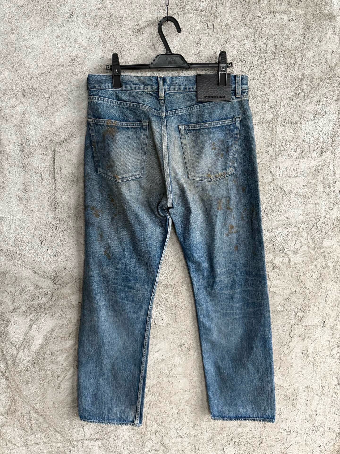 falection RO washed distressed jeans DRKSHDW Blue Temple Kurdt Jeans