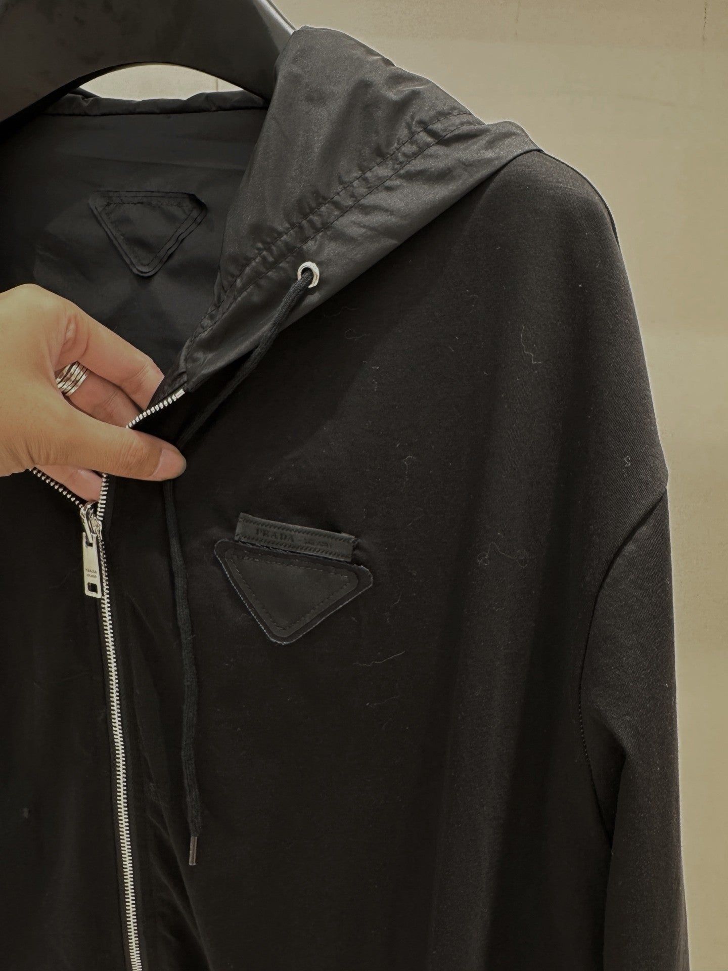 Falection Prada Reversible Jacket Black