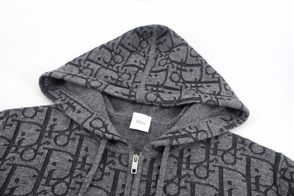 Falection FW26 Hooded Zipped Cardigan in 2 Colors