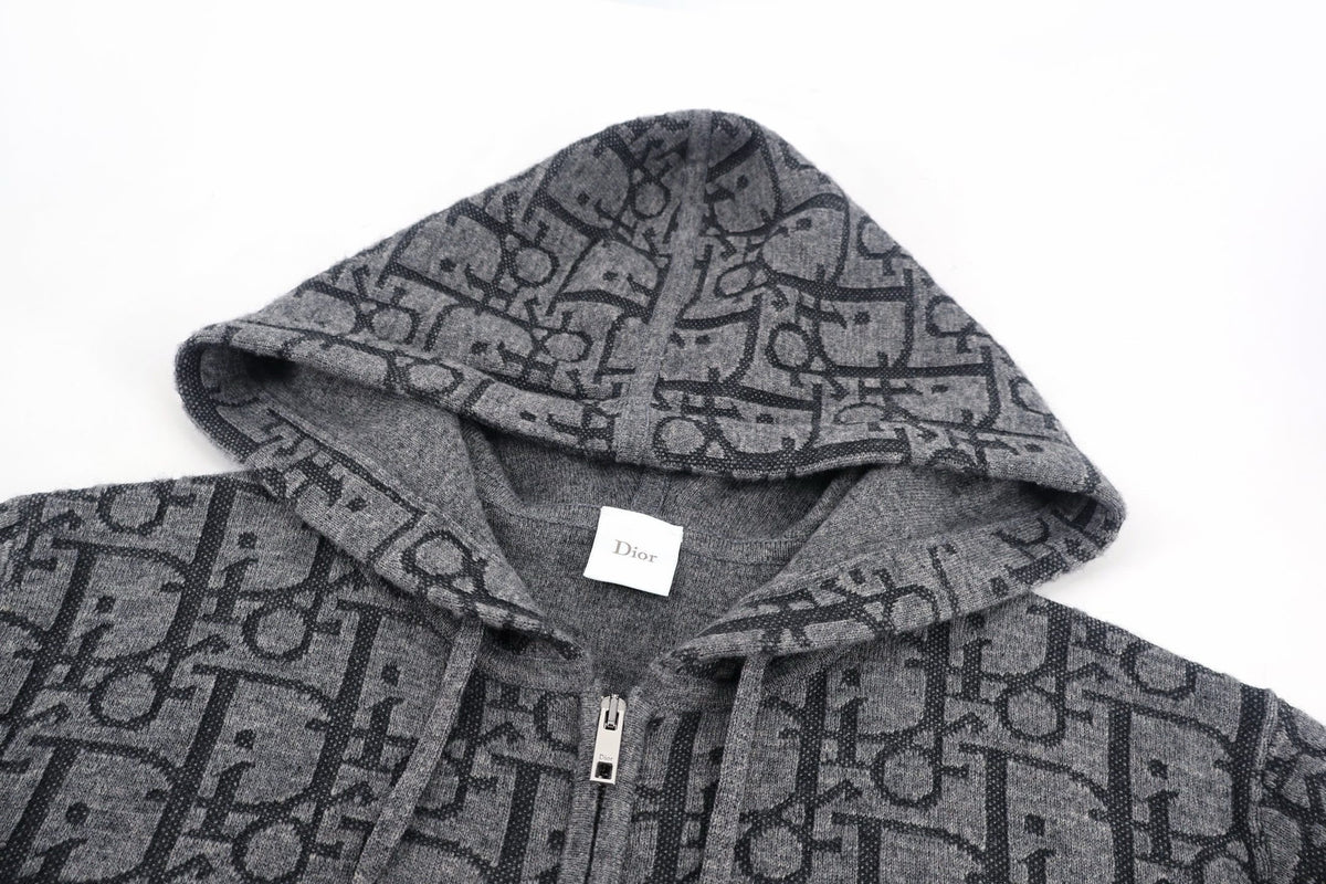 Falection FW26 Hooded Zipped Cardigan in 2 Colors
