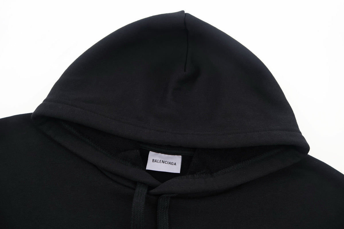 Falection FW26 Silver Tape Oversized Hoodie