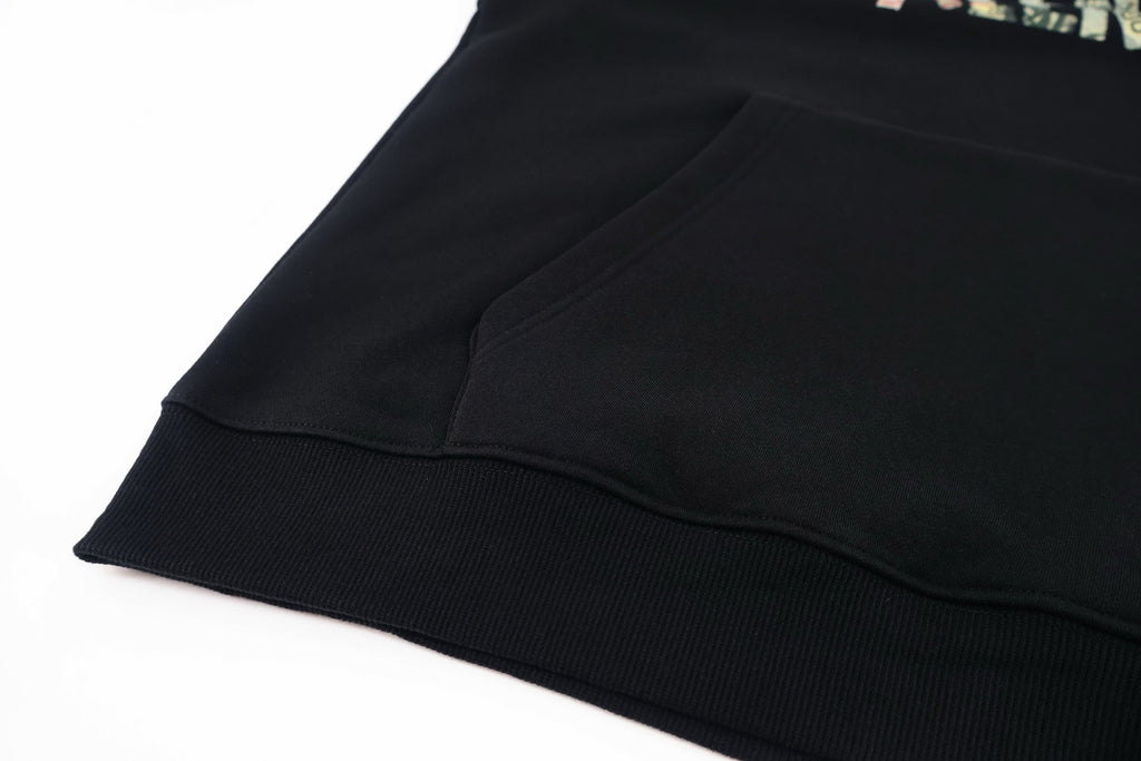 Falection FW26 Silver Tape Oversized Hoodie