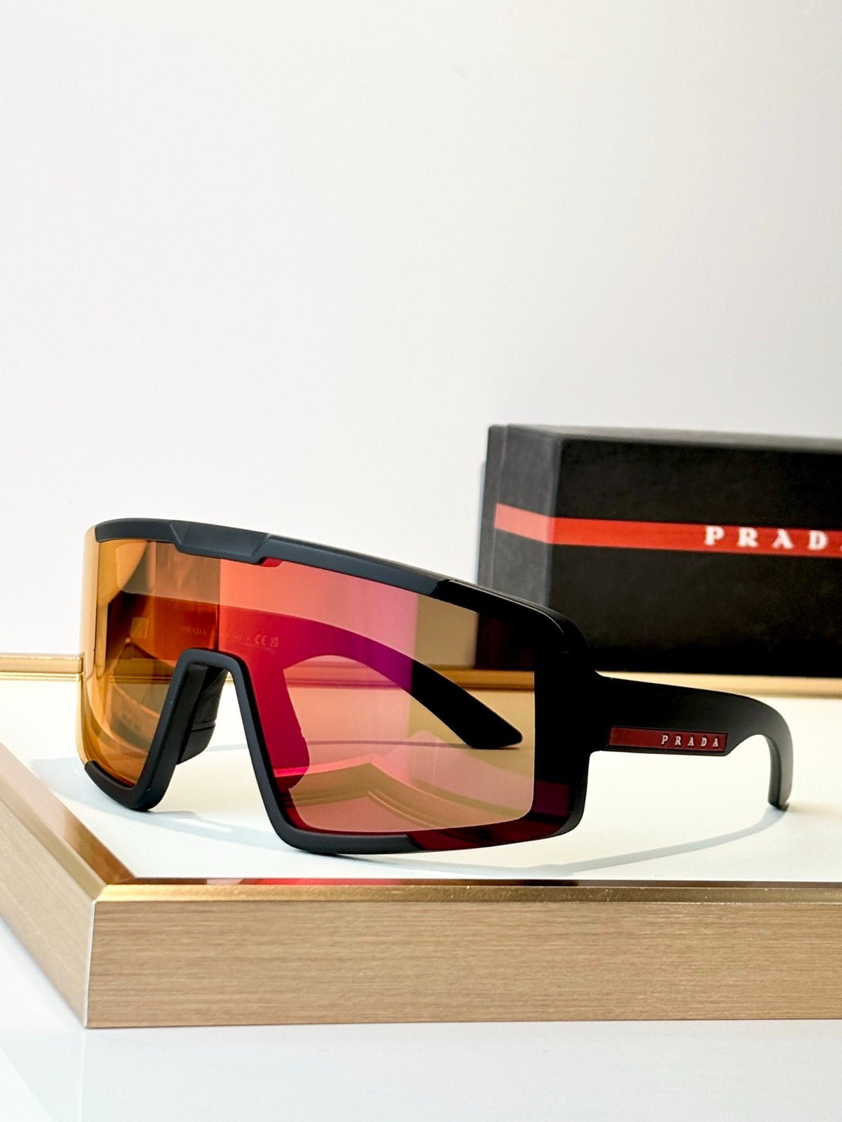 Falection FW26 Linea Rossa Geometric Shield Sunglasses in 4 Colors