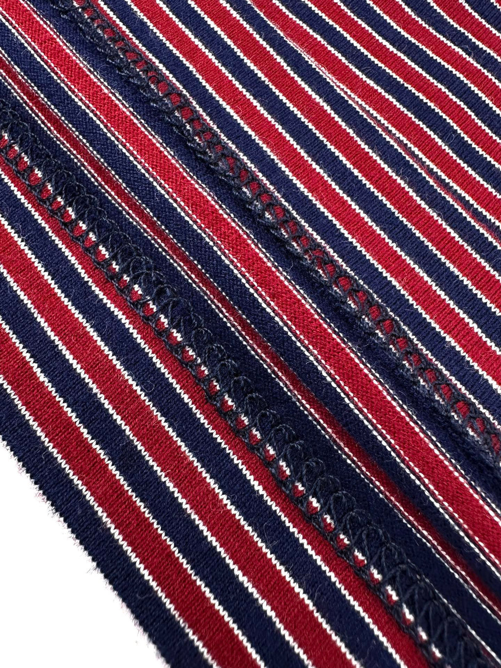 Falection FW26 Striped Cotton Jersey Henley Shirt