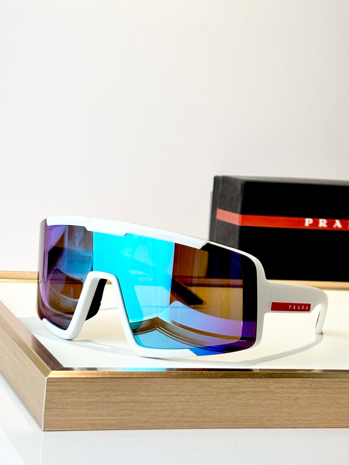 Falection FW26 Linea Rossa Geometric Shield Sunglasses in 4 Colors
