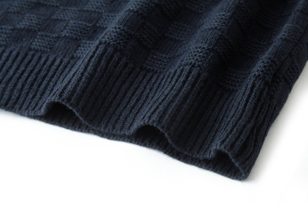 Falection FW26 Wool Blend Half Zip Pullover in 2 Colors
