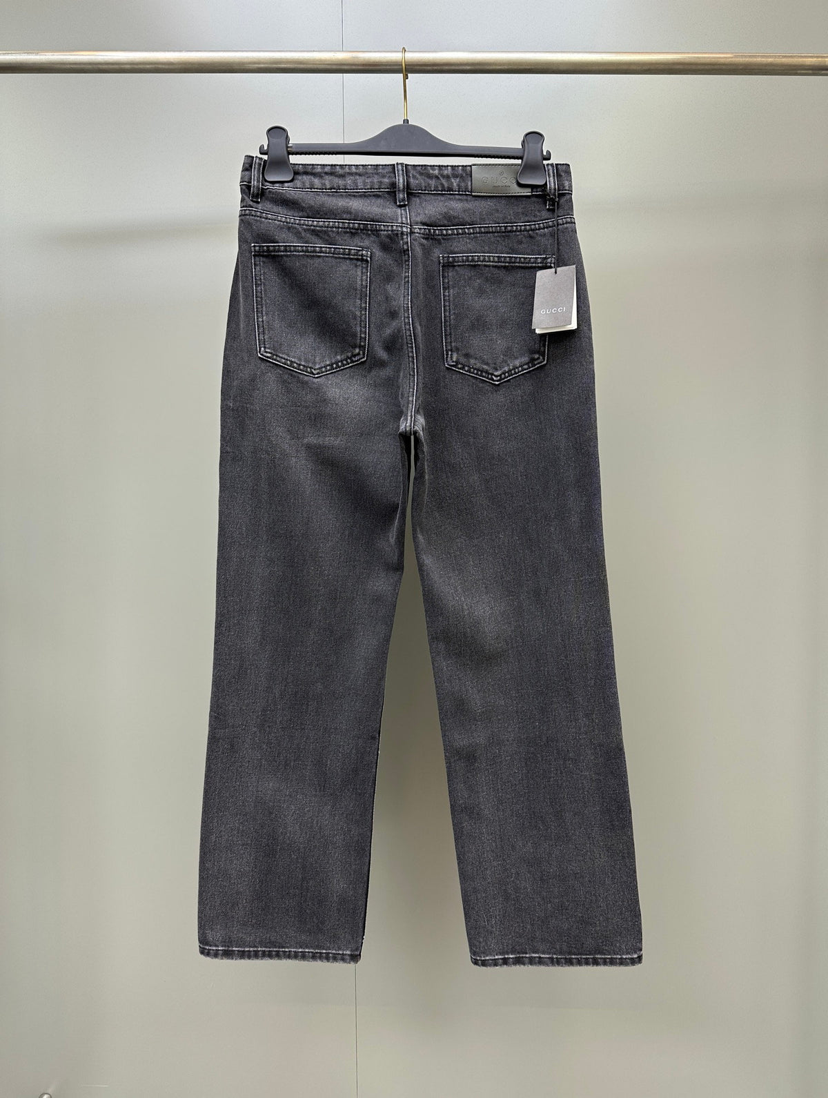 Falection FW26 Cotton Denim Pants with Horsebit Detail in 2 Colors