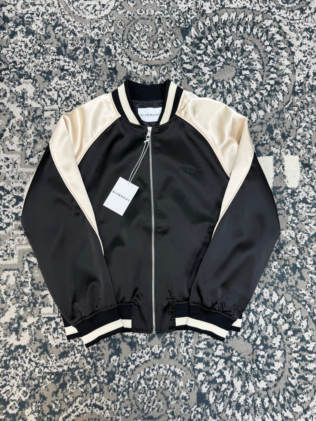 Falection FW26 Black Logo Bomber Jacket