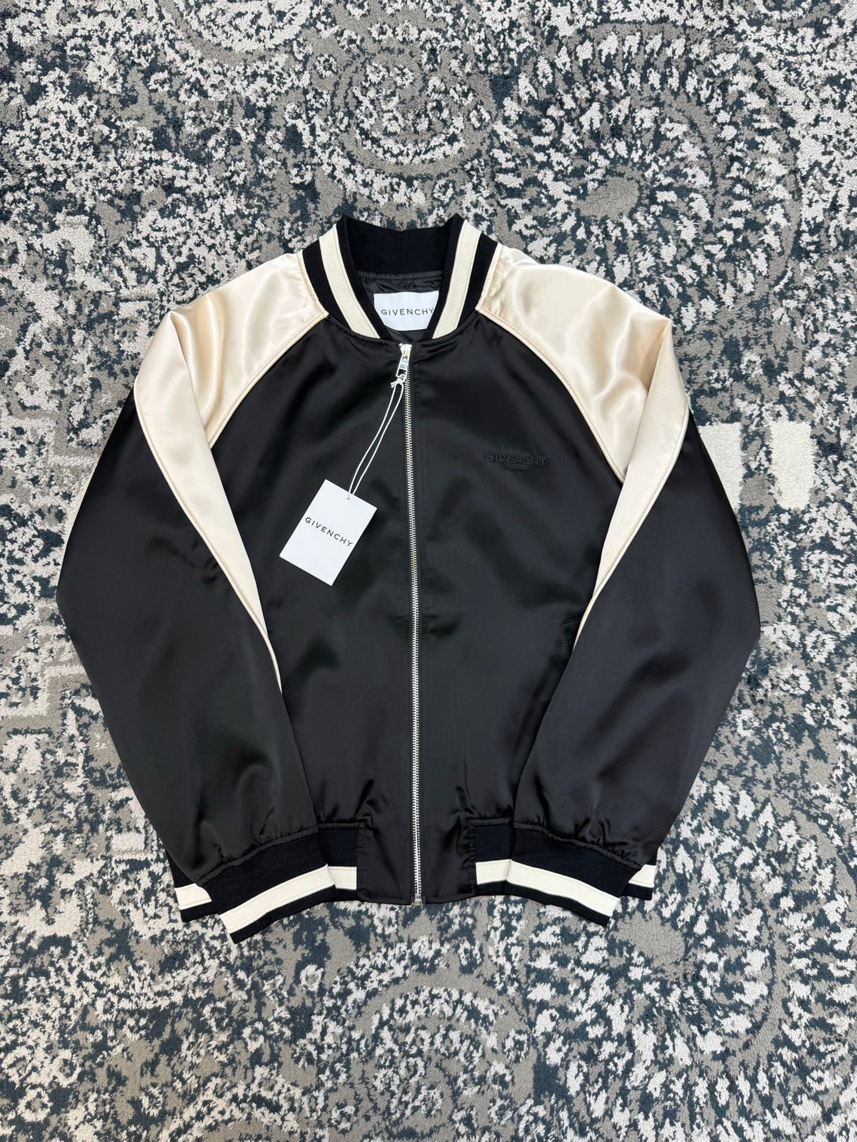 Falection FW26 Black Logo Bomber Jacket