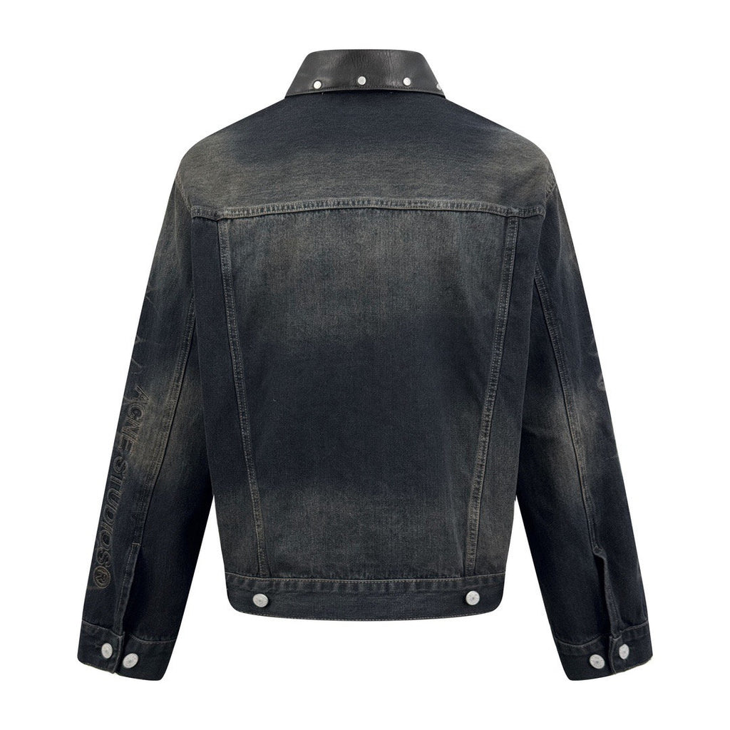 Falection FW26 Studded Washed Denim Jacket