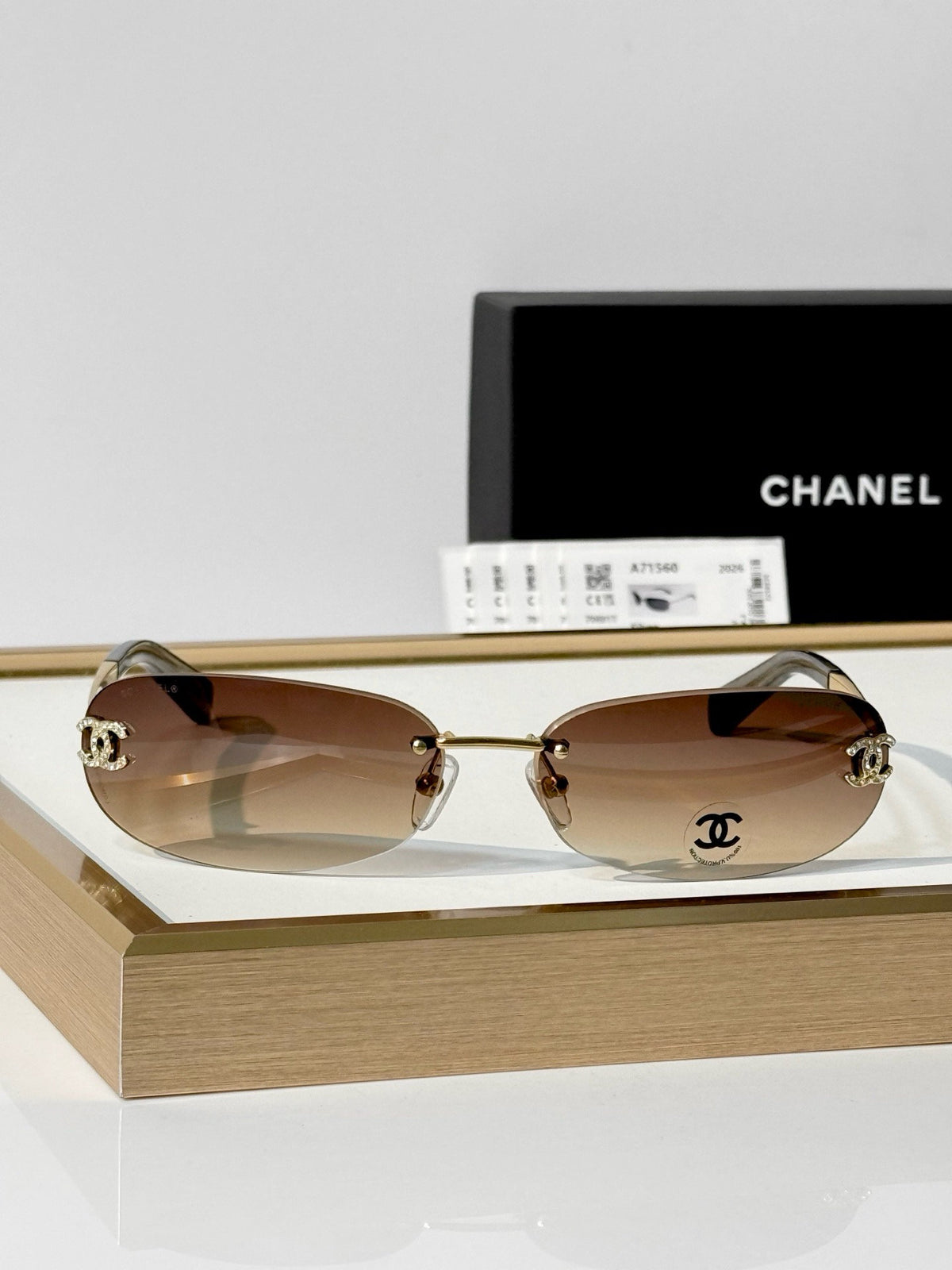 Falection FW26 Rimless Rectangle Sunglasses in 6 Colors