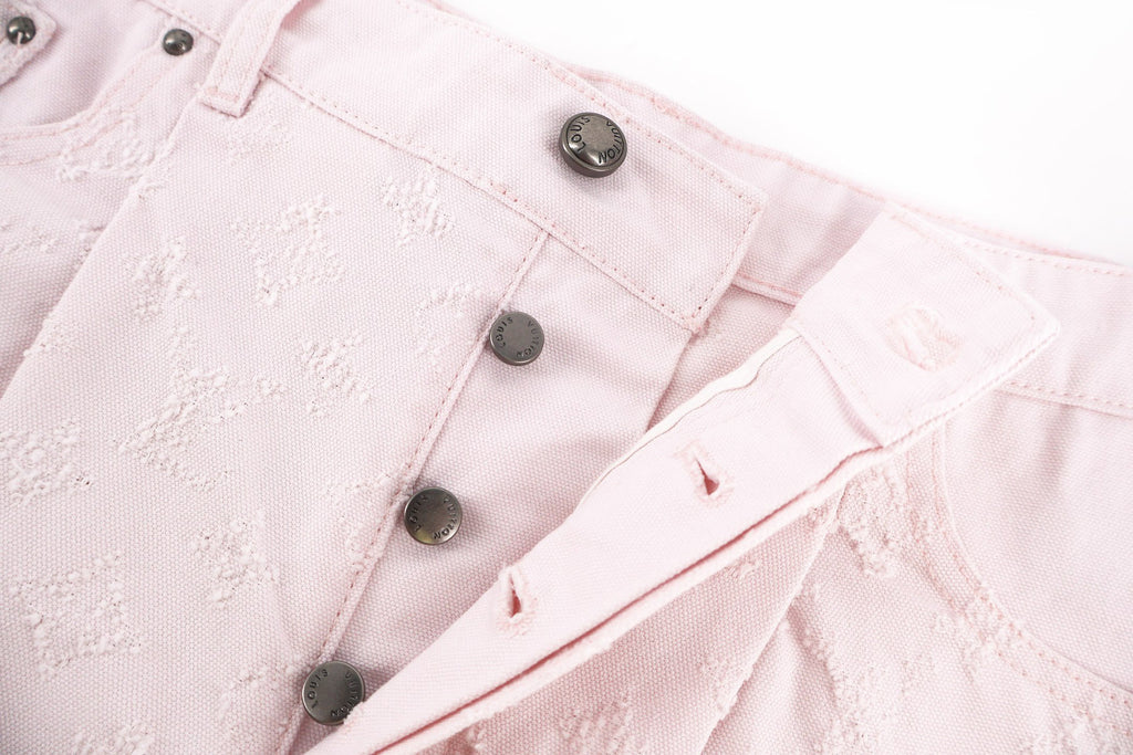 Falection FW26 Monogram Needle Punched Shorts