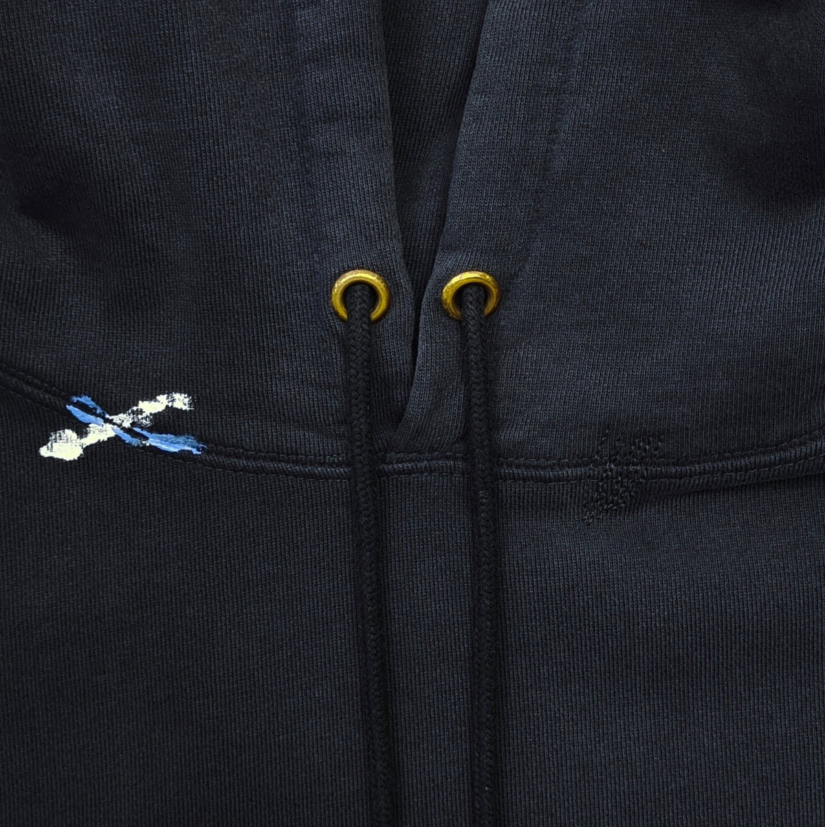 Falection Gallery Dept FW26 G Patch Logo Painted Hoodie