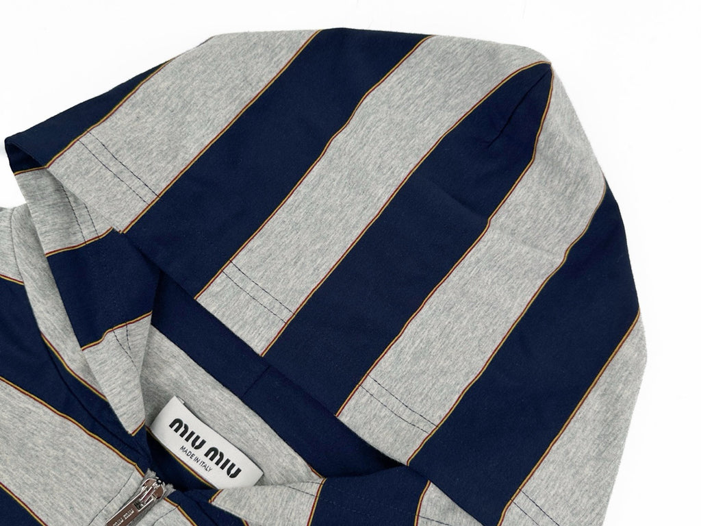 Falection FW26 Striped Jersey Hoodie
