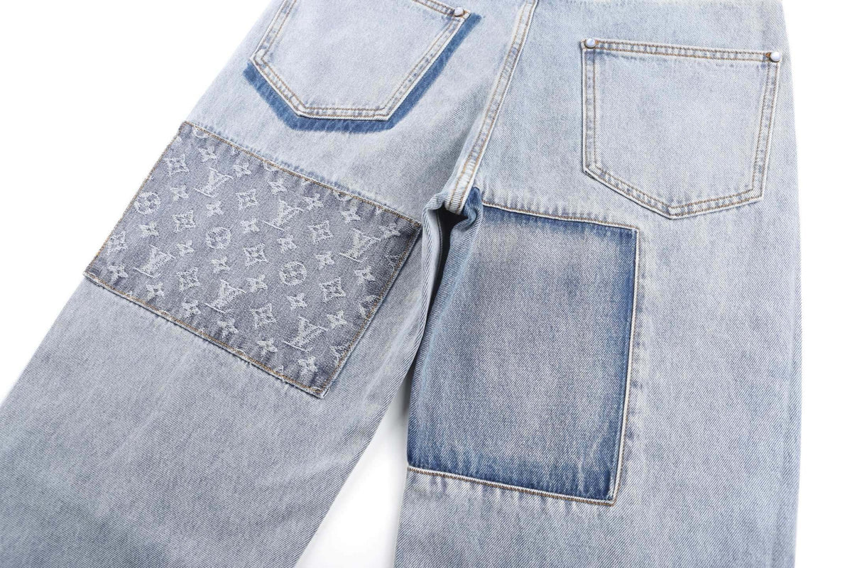 Falection FW26 Signature Patchwork Denim Pants