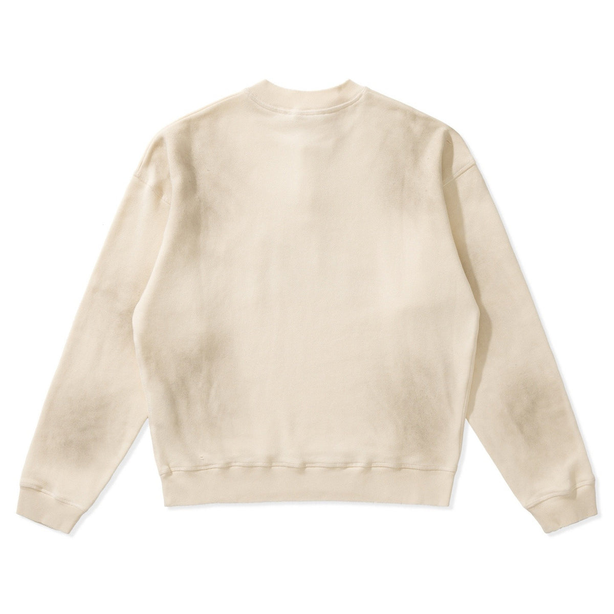 Falection FW26 Logo Distressed Fleece Henley Sweatshirt in 2 Colors