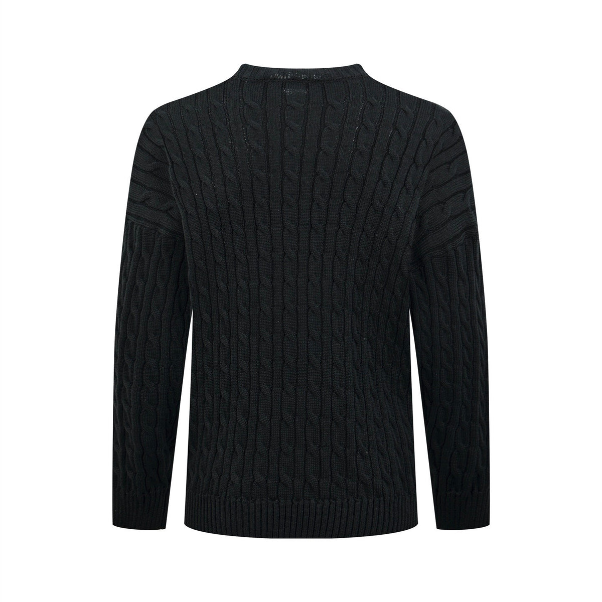 Falection FW26 Logo Embroidered Cable Knit Sweater in 2 Colors