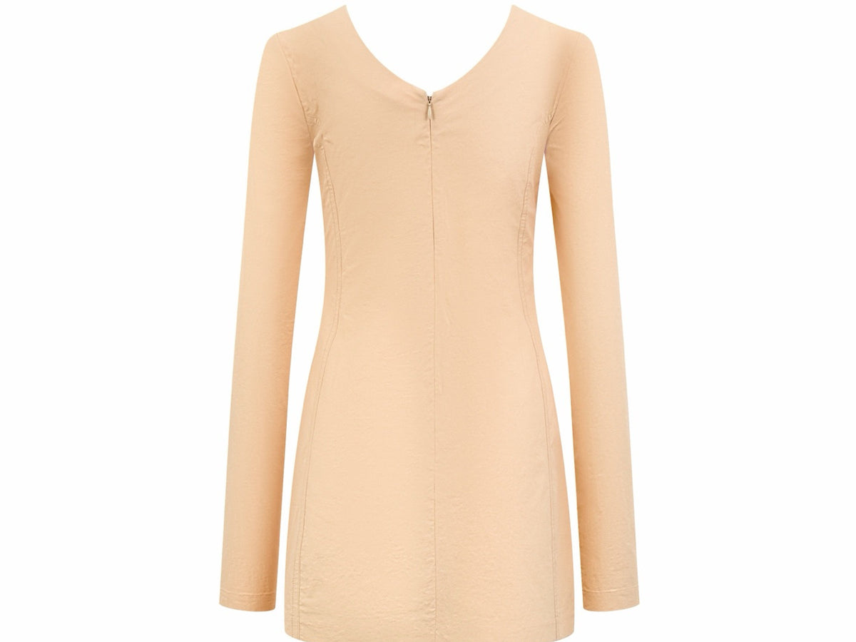 Falection FW26 Stretch Poplin Mini Dress in 2 Colors