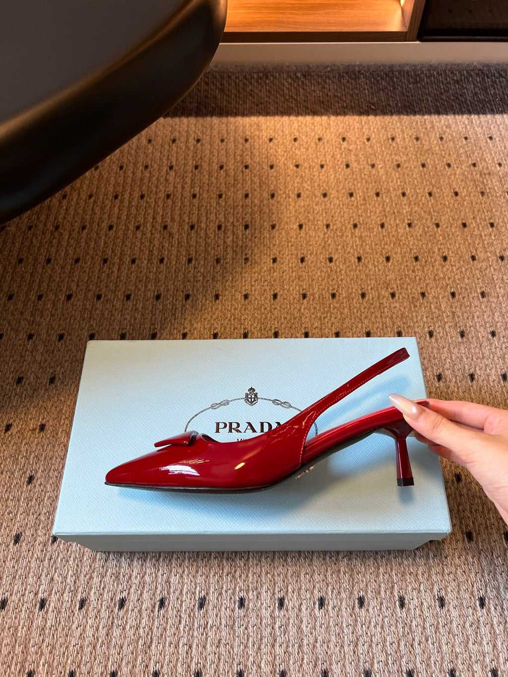 Falection FW26 Patent Leather Slingback Pumps in 4 Colors