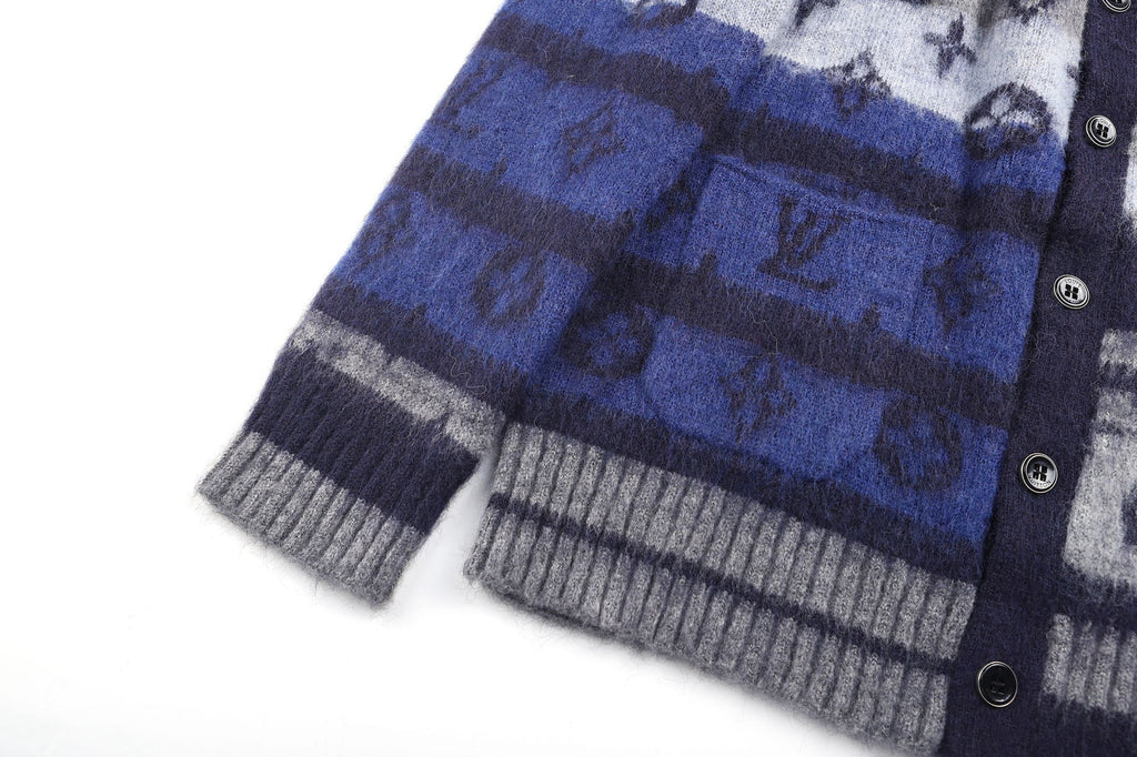 Falection FW26 Monogram Mohair Cardigan in 2 Colors