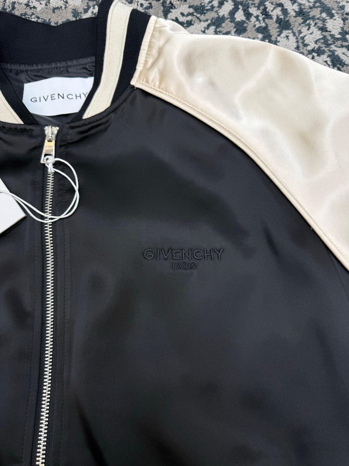 Falection FW26 Black Logo Bomber Jacket