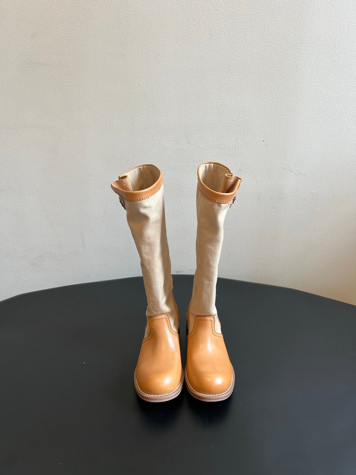 Falection FW26 Leather and Canvas Boots