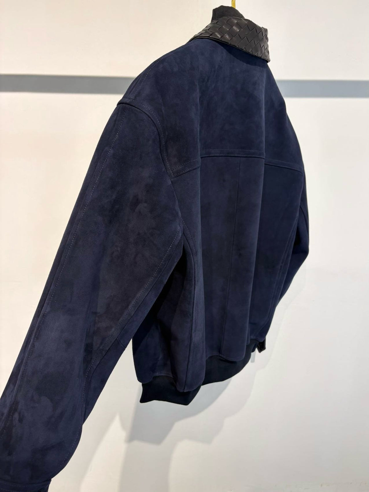 Falection FW26 Intrecciato Collar Cotton Twill Blouson