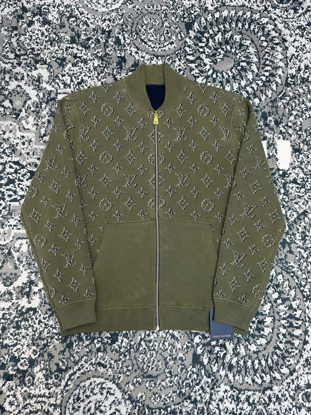Falection FW26 Reversible Monogram Jacquard Bomber Jacket