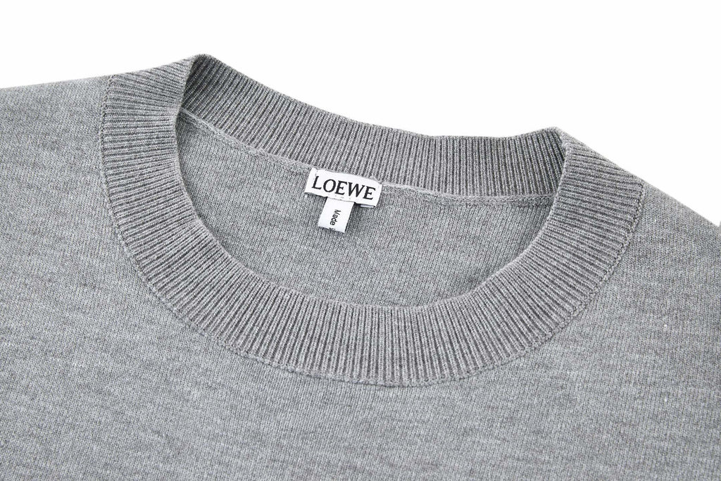 Falection FW26 Anagram Intarsia Wool Blend Sweater in 2 Colors
