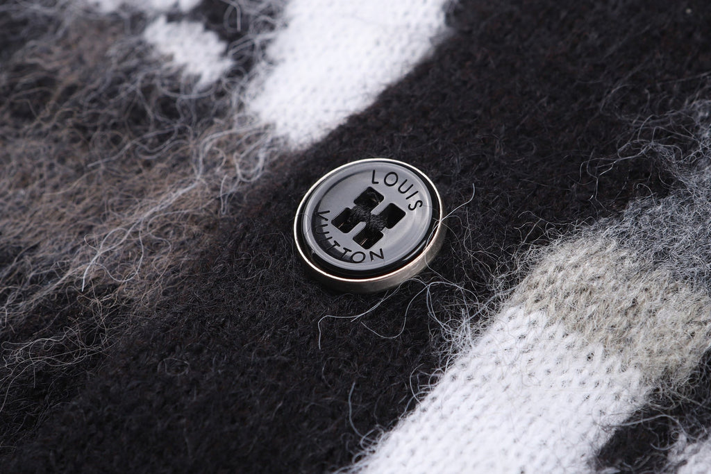 Falection FW26 Monogram Mohair Cardigan in 2 Colors