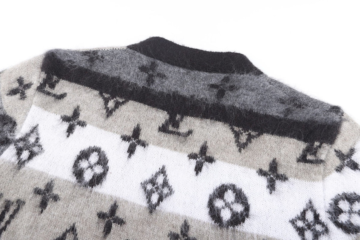 Falection FW26 Monogram Mohair Cardigan in 2 Colors