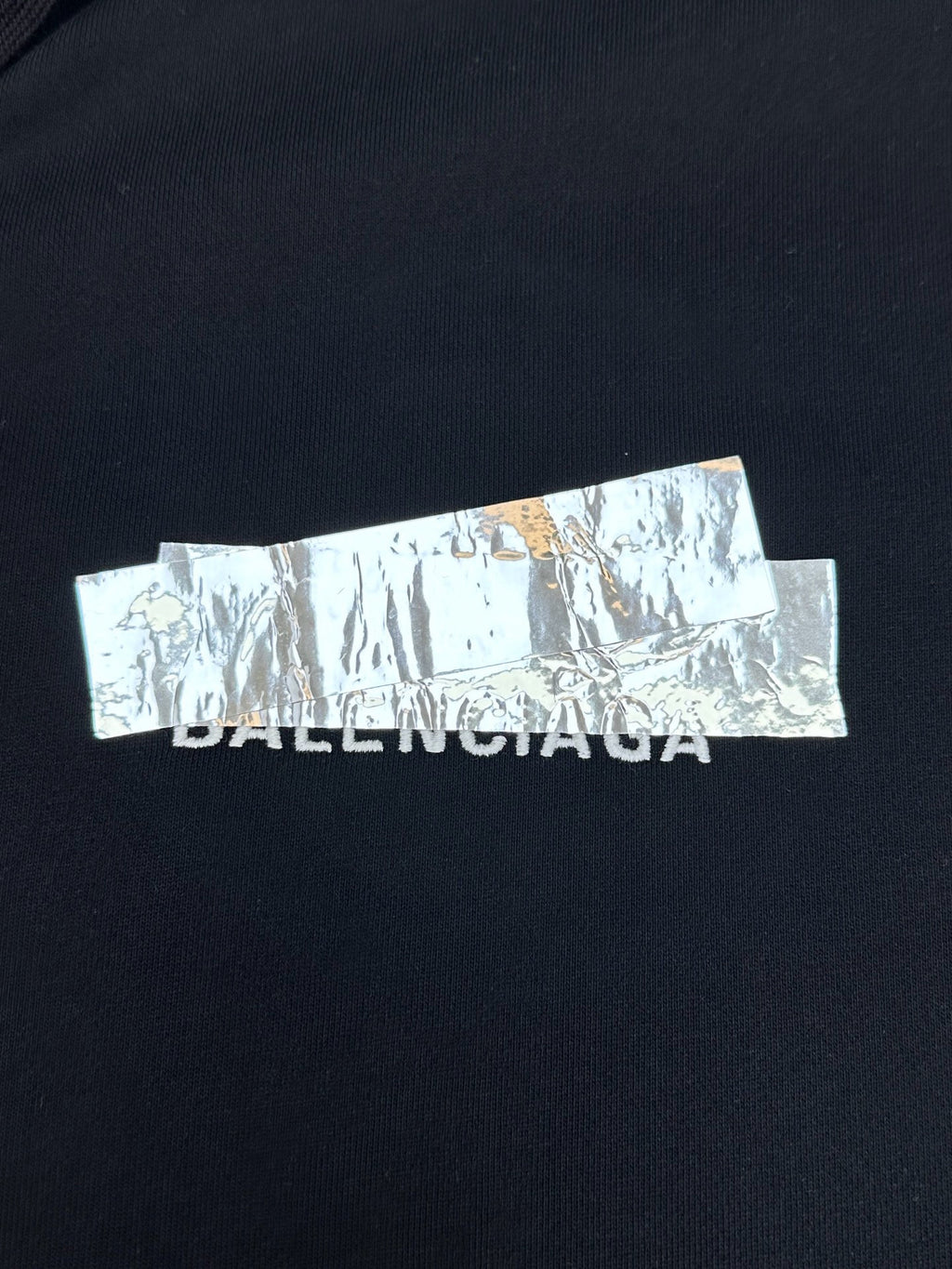 Falection FW26 Masking Tape Oversized Zip Up Hoodie