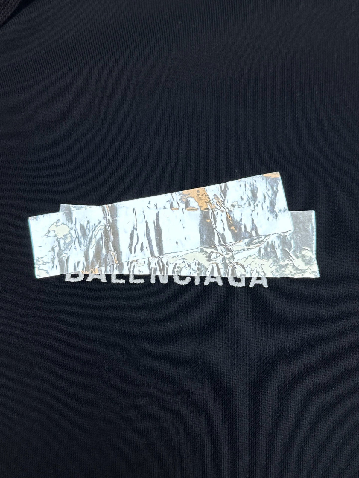 Falection FW26 Masking Tape Oversized Zip Up Hoodie