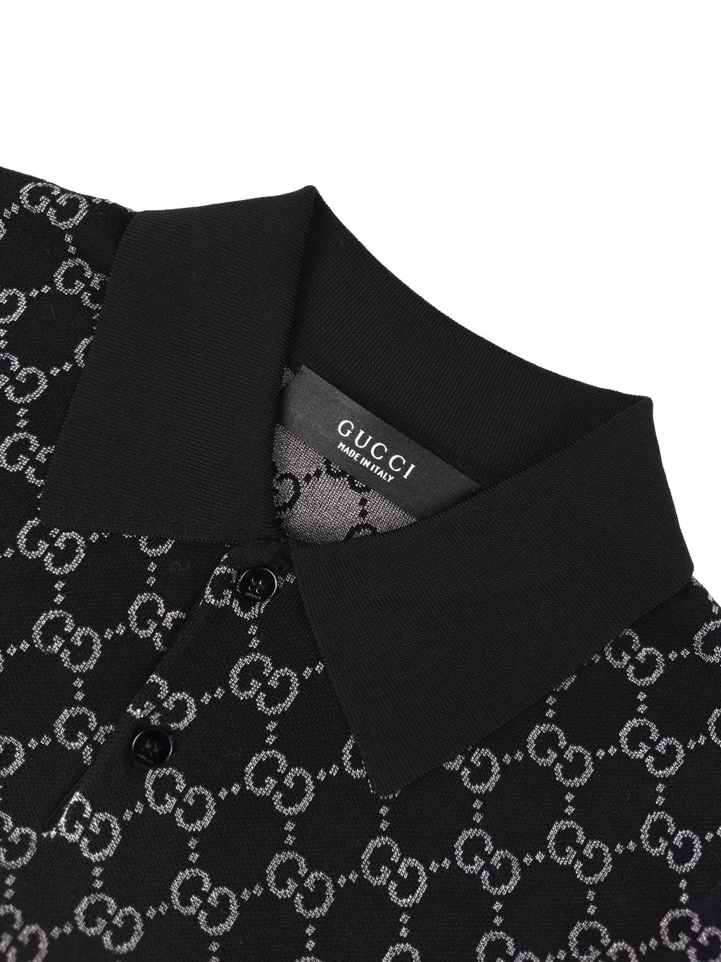 Falection FW26 GG Jacquard Longsleeve Polo Shirt