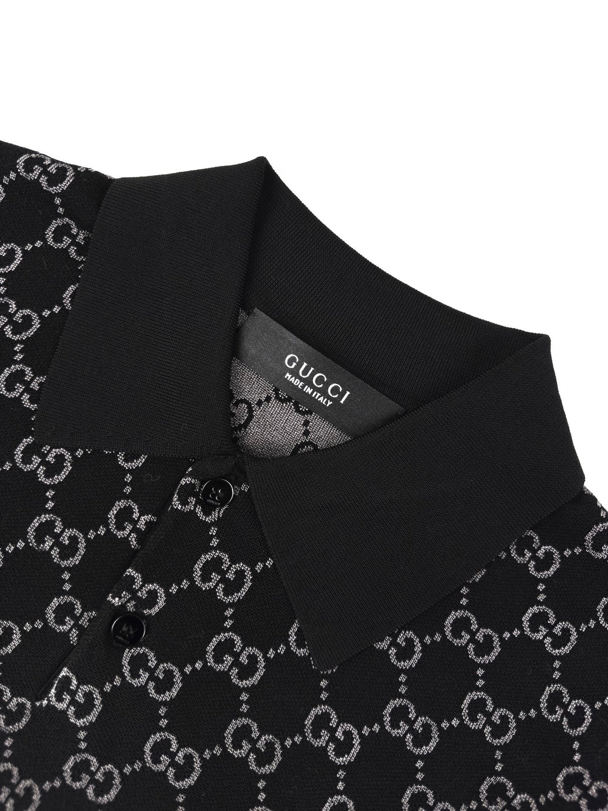 Falection FW26 GG Jacquard Longsleeve Polo Shirt