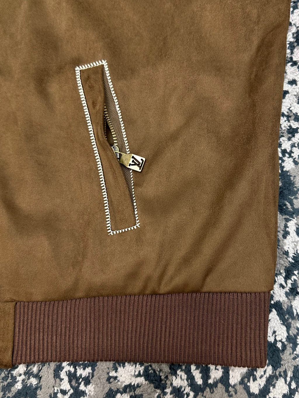 Falection FW26 Suede Calfskin Bomber Jacket