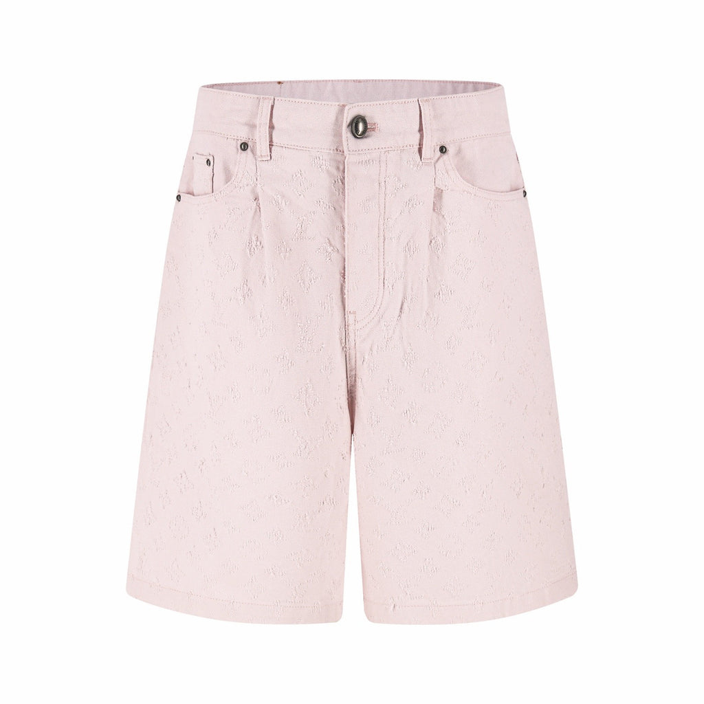 Falection FW26 Monogram Needle Punched Shorts