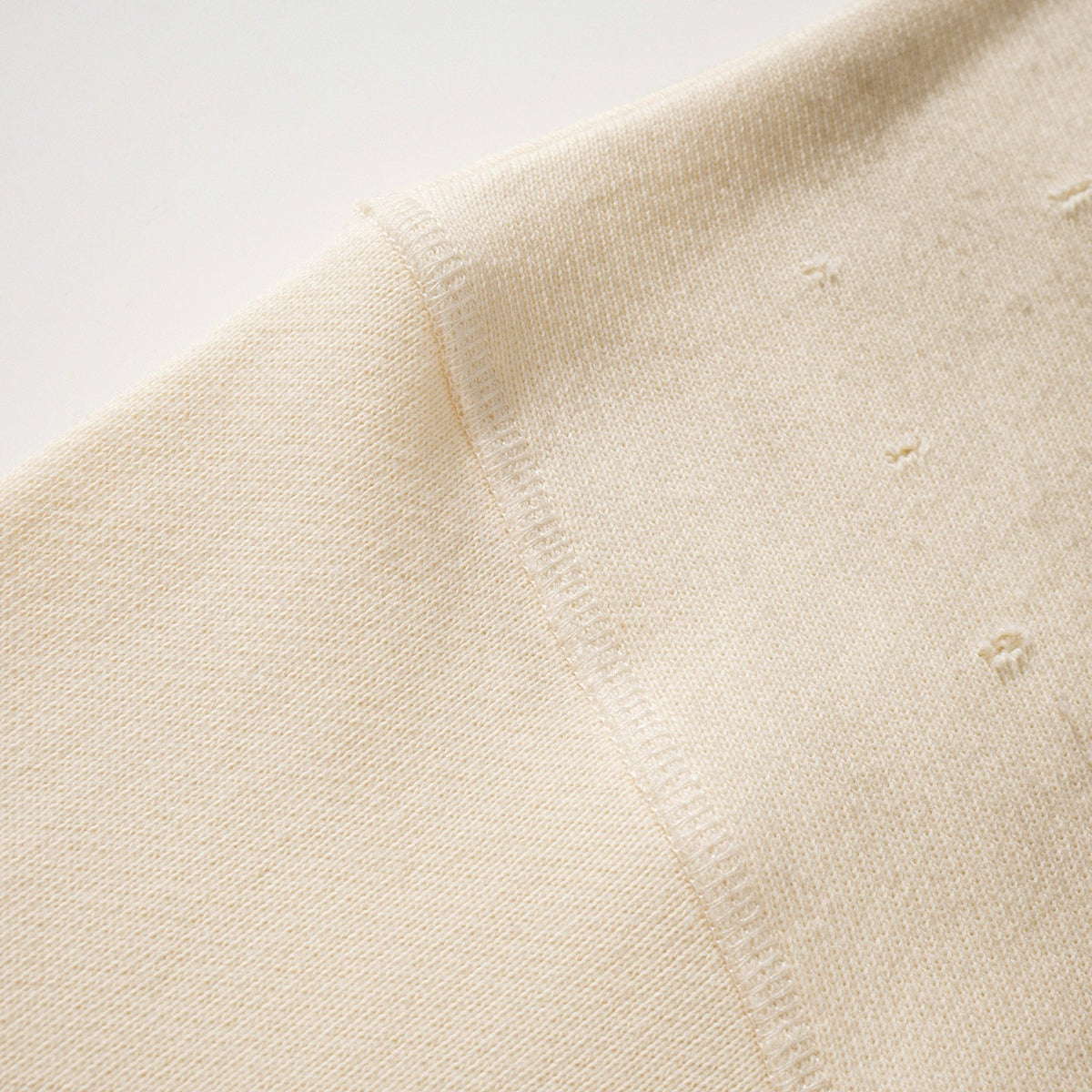 Falection FW26 Logo Distressed Fleece Henley Sweatshirt in 2 Colors