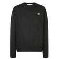Falection FW26 Anagram Logo Embroidered Wool Sweater in Black
