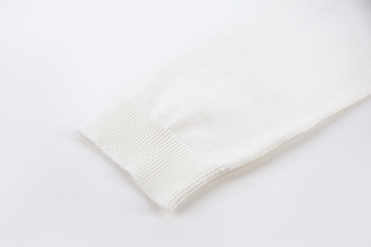 Falection FW26 Web Stripe Cotton Sweater in 2 Colors