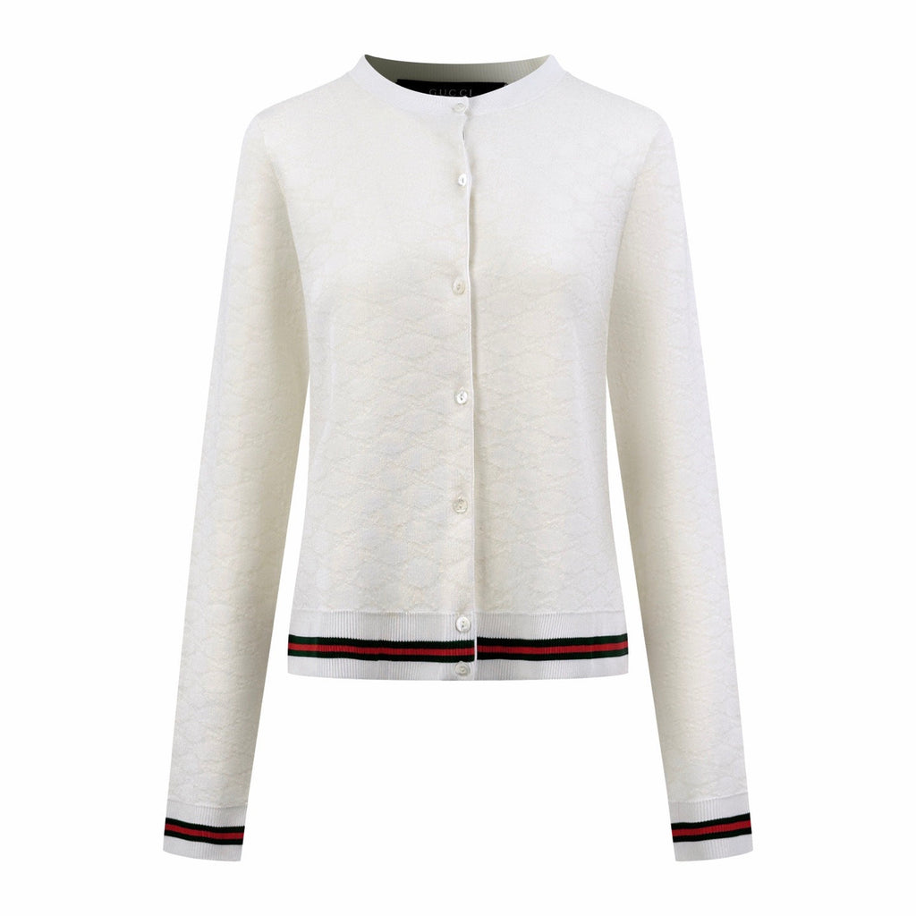 Falection FW26 GG Jacquard Cardigan
