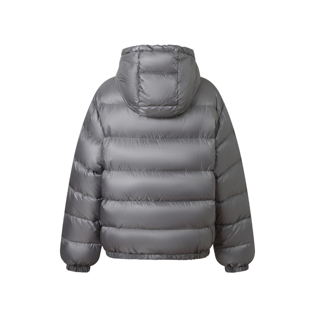 Falection FW26 Steel Gray Light Ponge Down Hoodie Jacket
